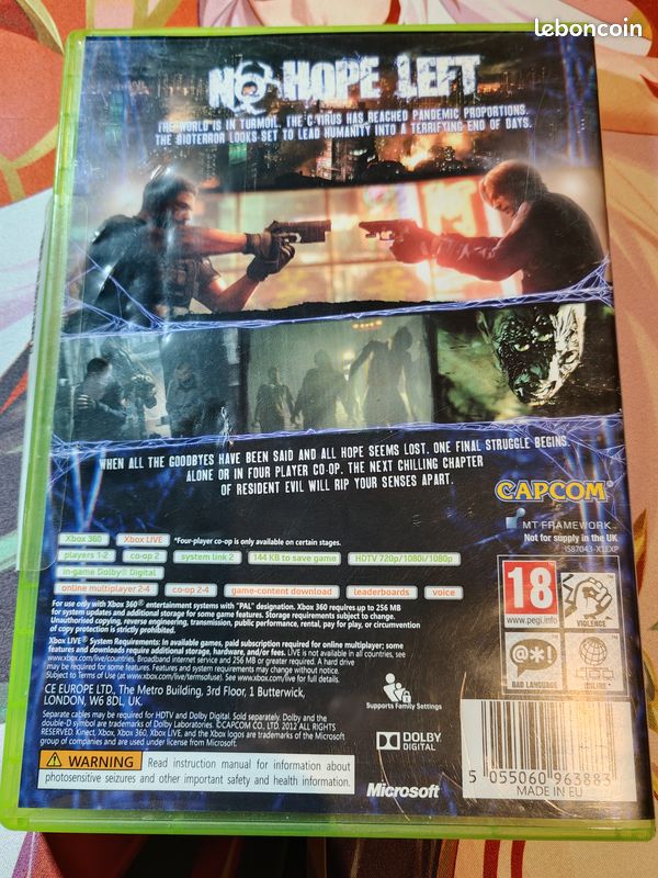 Resident Evil 6 Xbox 360 (image 2)
