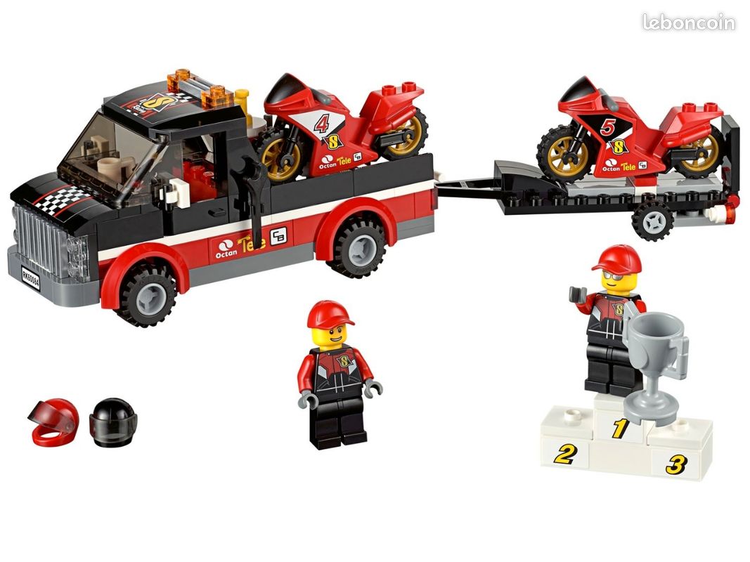 Lego City 60084 - Le transport des motos de course - neuf en boite scellée (image 2)