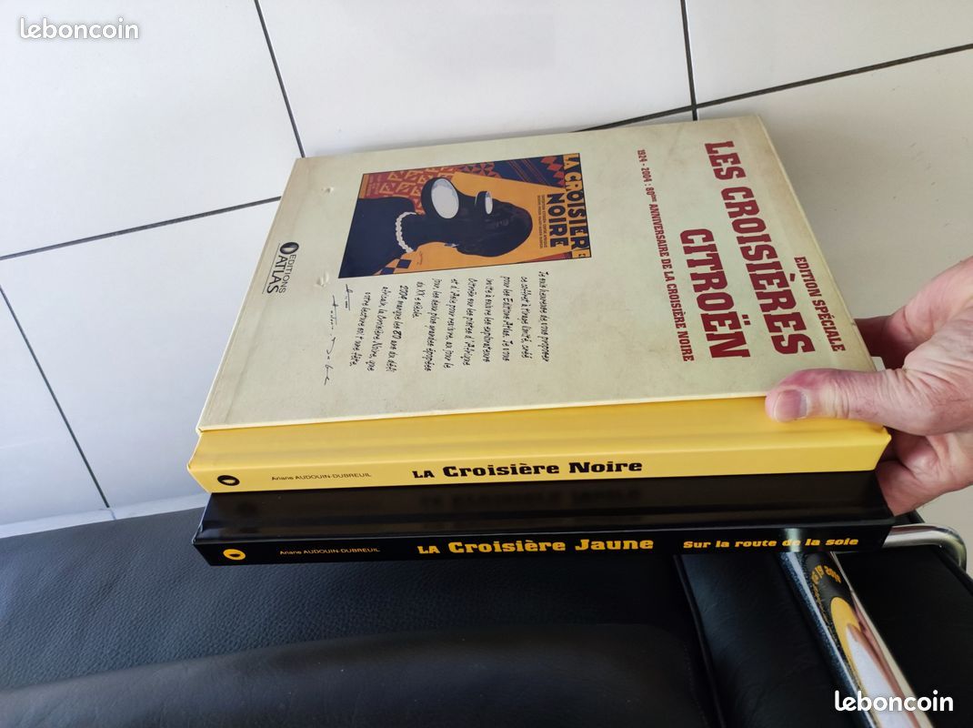 Coffret 2 livres Les CROISIÈRES CITROËN Noire et Jaune 1924-2004 80eme Anniversaire éditions ATLAS, (image 2)