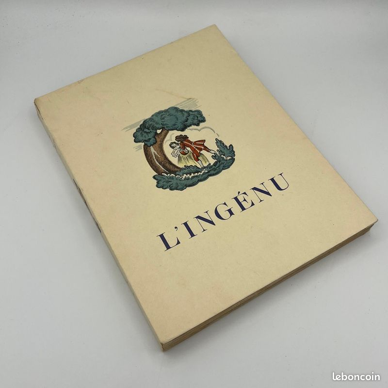 VOLTAIRE – L’ingénu, rare exemplaire original, ex num. 2223/2500, 1934, broché, souple et non coupé (image 1)
