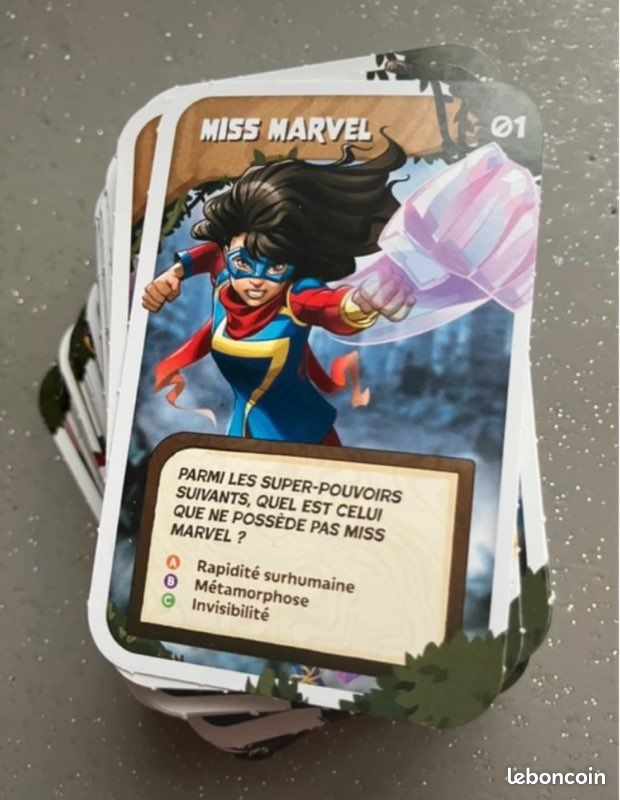 Cartes Marvel Leclerc 2024 Collection