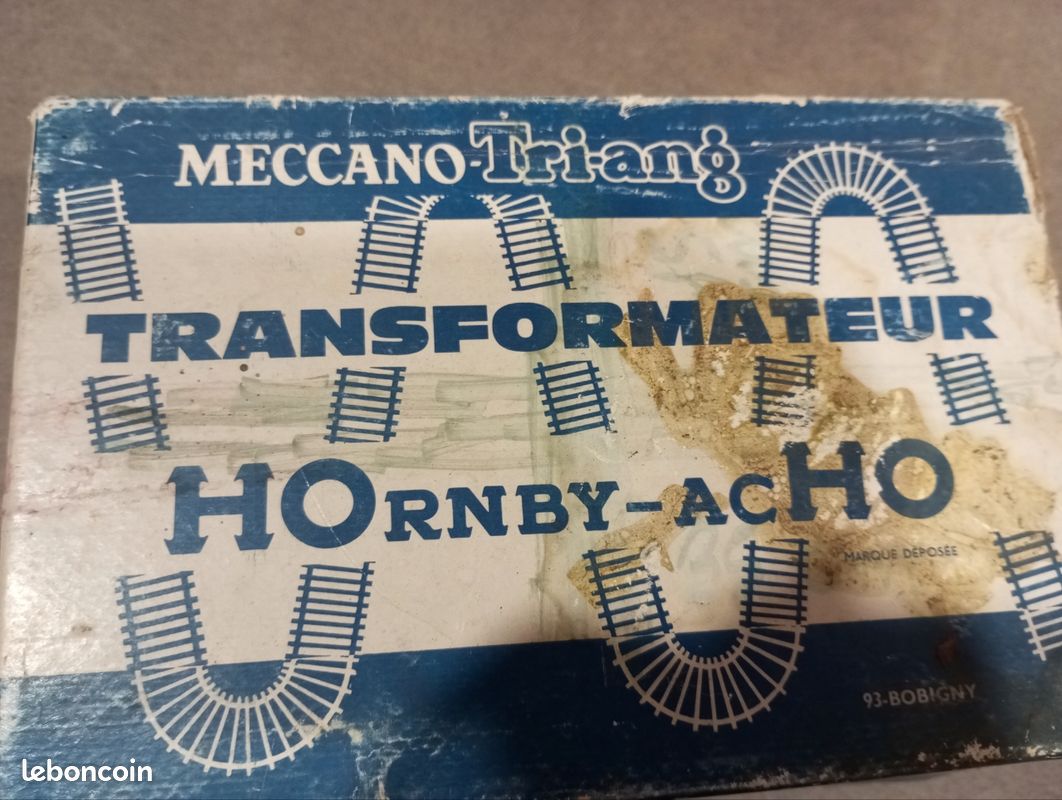 Transformateur Hornby Meccano Type 348 – 115/127 Volts, échelle 0, Analogique, Vert