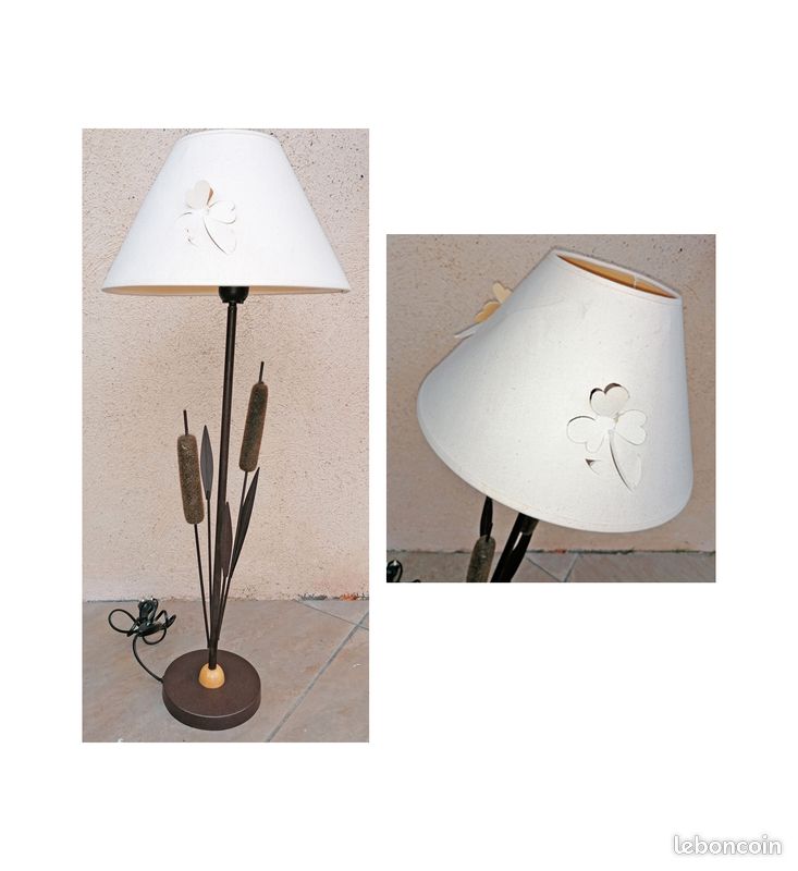 Lampe à poser en métal 75 cm (image 1)