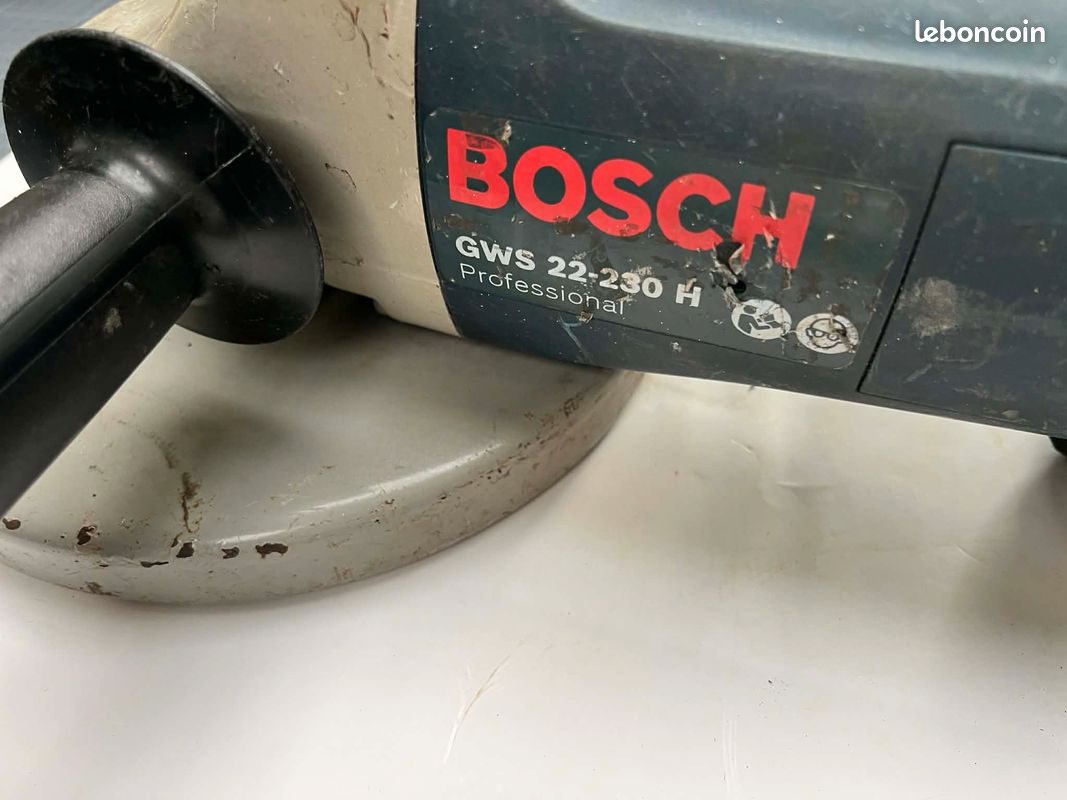 Meuleuse D'angle Bosch Professional GWS 22-230H - 2200W, 230V, état D'occasion