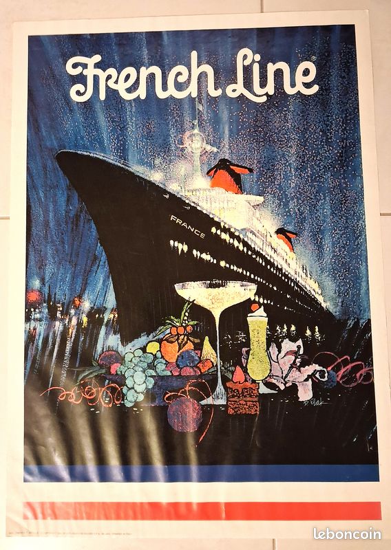 CAP FRIO PAQUEBOT Rqpr - POSTER HQ 40x60cm d'une AFFICHE VINTAGE