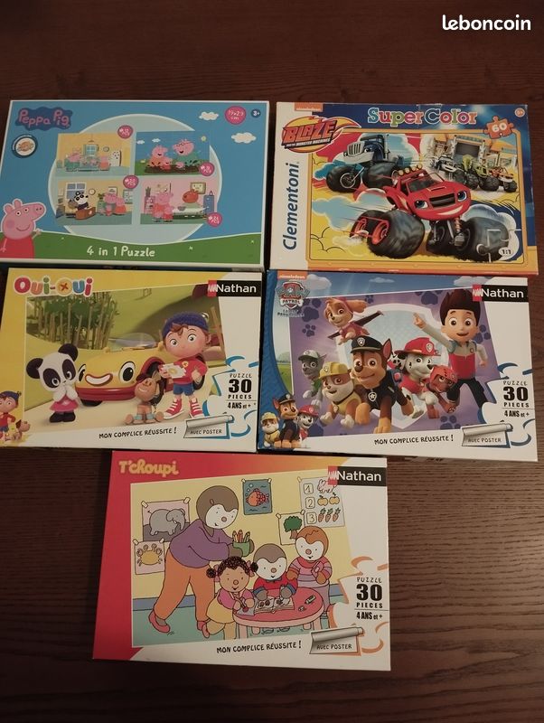 Lot de 5 puzzles (image 1)