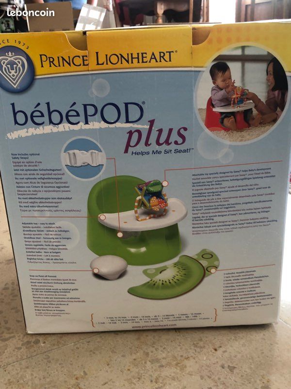 Siège enfant bébé pod plus (version rouge ) (image 2)