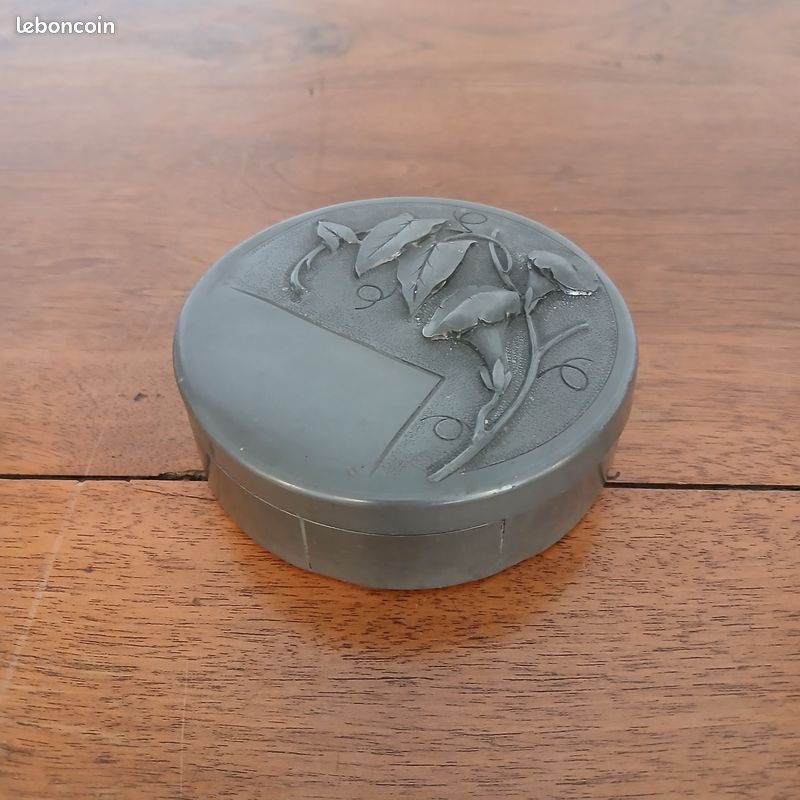 Boite coffret bijou étain fin garanti (image 1)