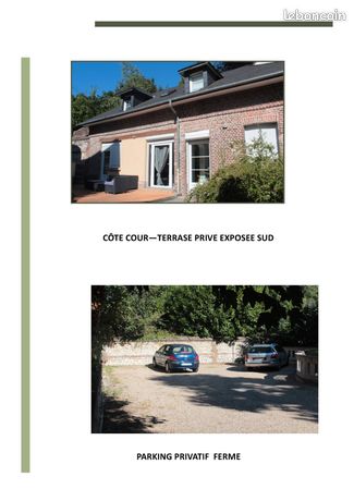 F3 Gare Jouvenet avec parking et terrasse