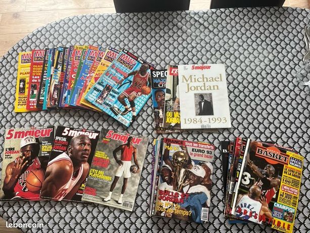 Super Lot Vintage De 10 Magazines Maxi Basket Des Années 90 Avec Posters à L'intérieur !