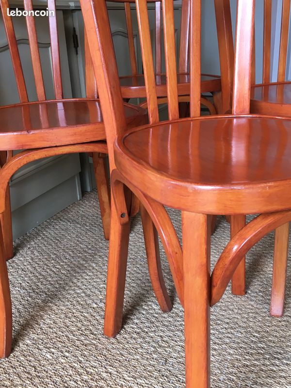 4 chaises plastique extérieur - Ameublement