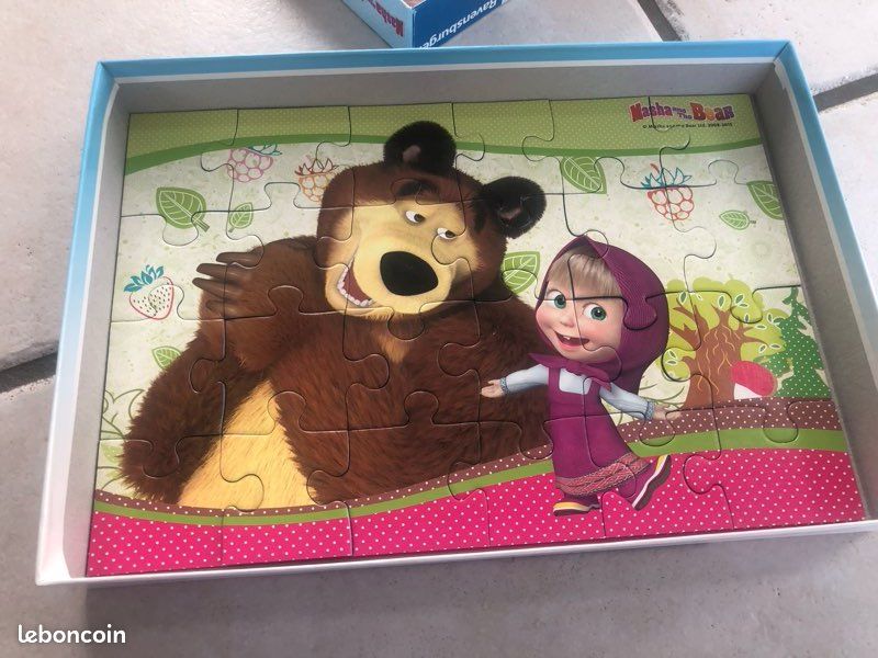 2 puzzles 24 pièces Macha et Mishka (image 8)