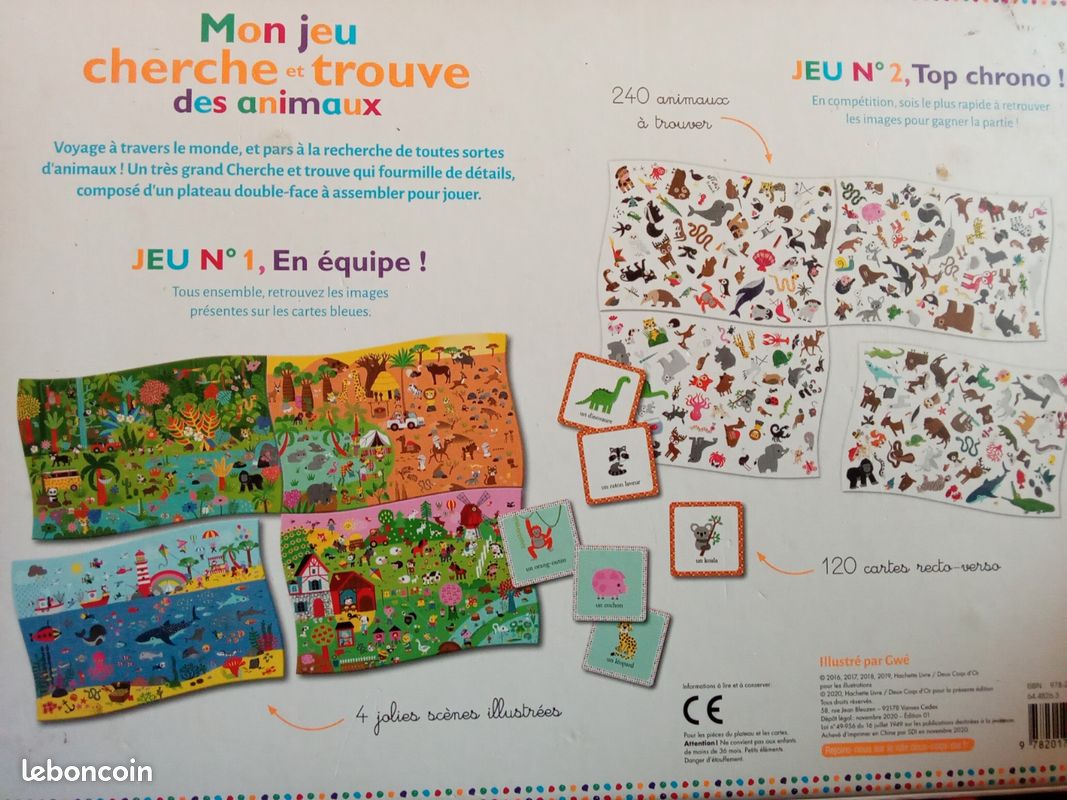 Cherche et trouve les animaux avec cartes (image 2)