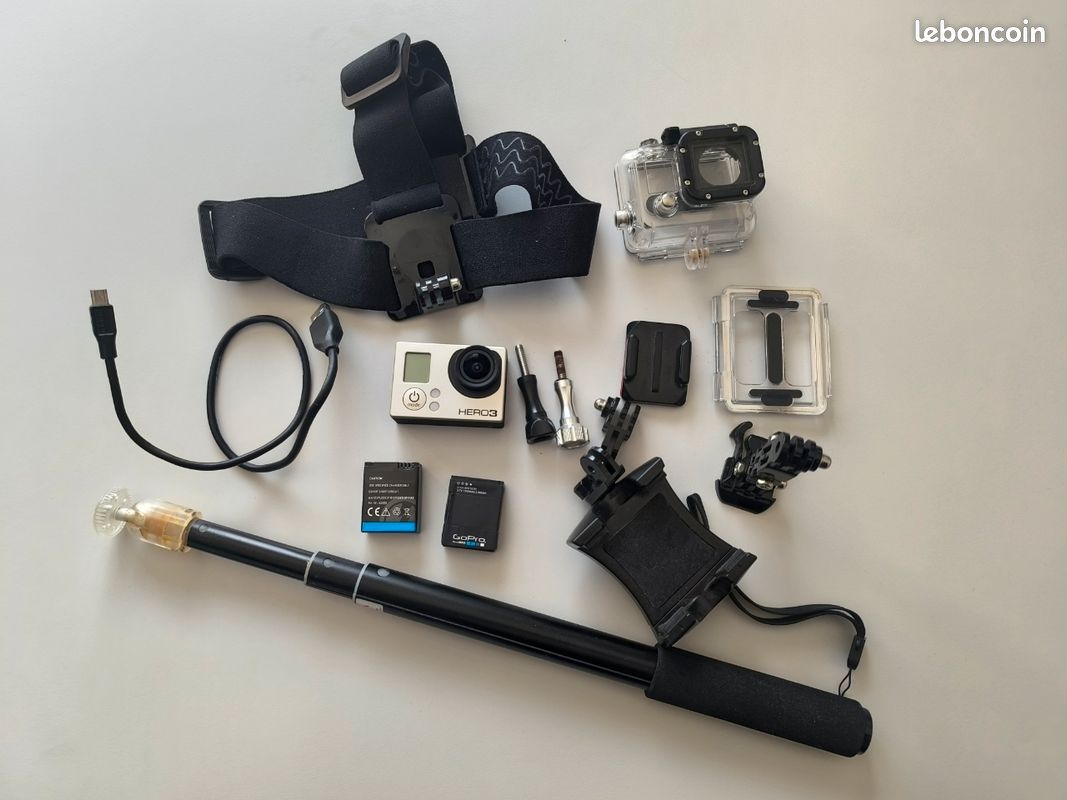Gopro 3 black et accessoires (image 1)