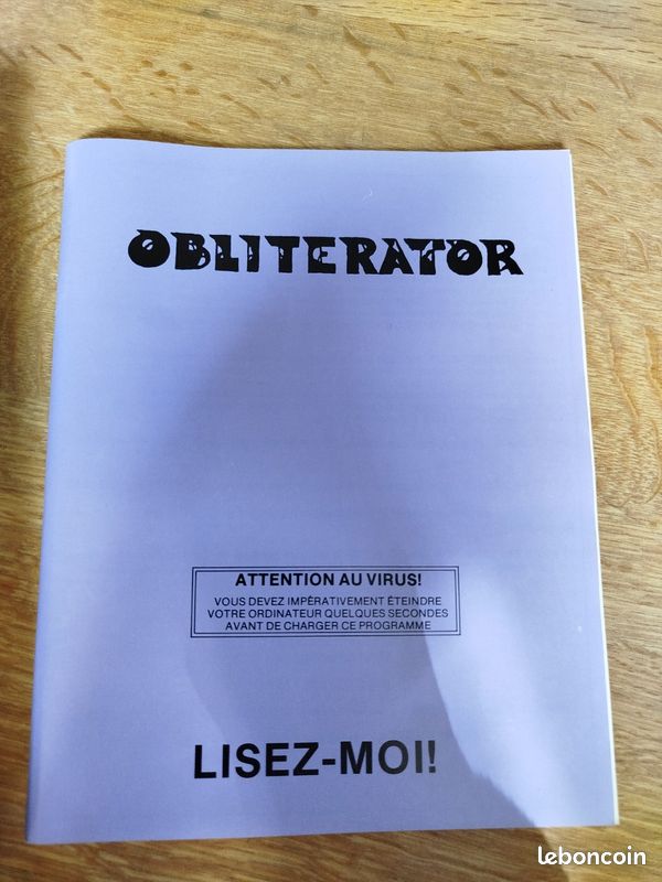 Obliterator Atari - Jeux vidéo