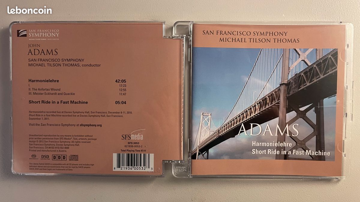 CD Harmonielehre - Short Ride In A Fast Machine, San Francisco Symphony - Foto 13