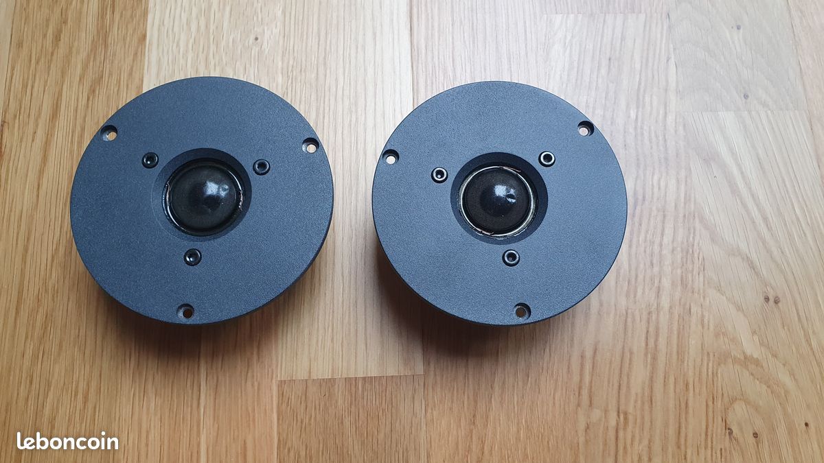 Paire de Tweeters Dynaudio 81701 montés sur Audience SE Photo