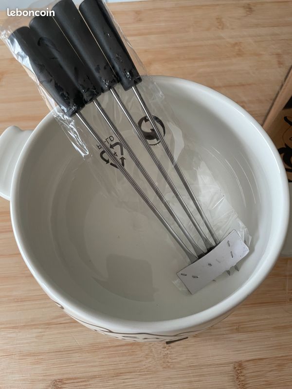 Service à fondue en céramique (image 2)