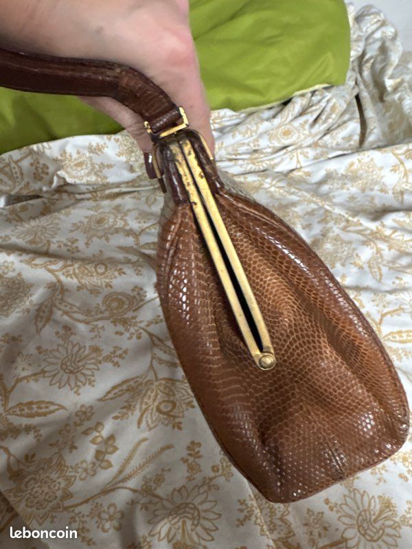 Sac léopard vintage collector kitch en l’état (image 5)