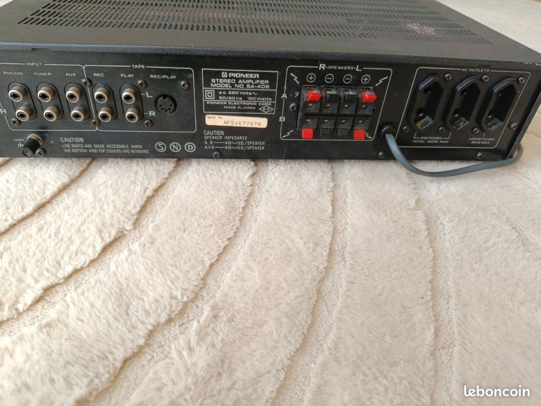 Amplificateur Pioneer SA-408 (image 7)