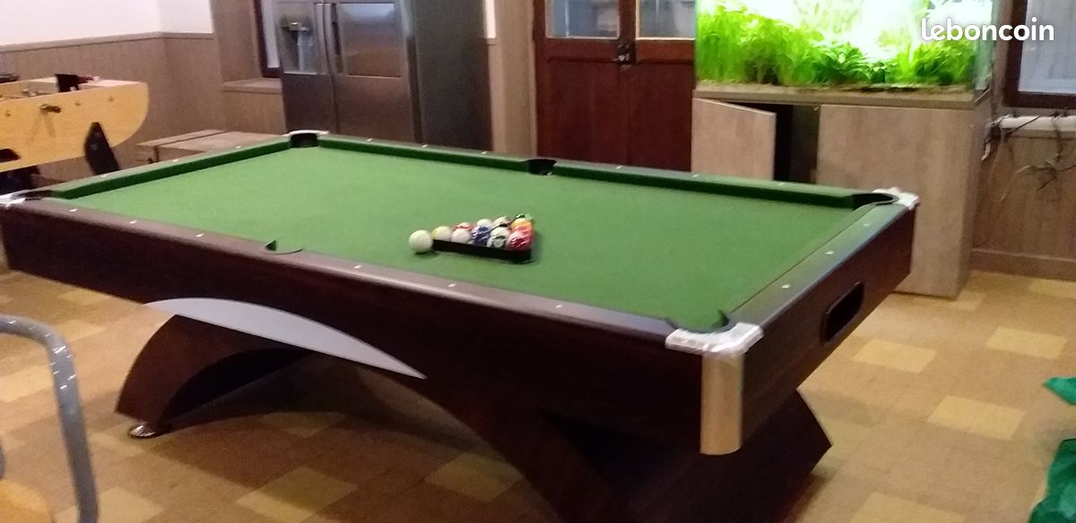 Billard Américain Neuf Snooker 8FT vert 250cm (image 3)