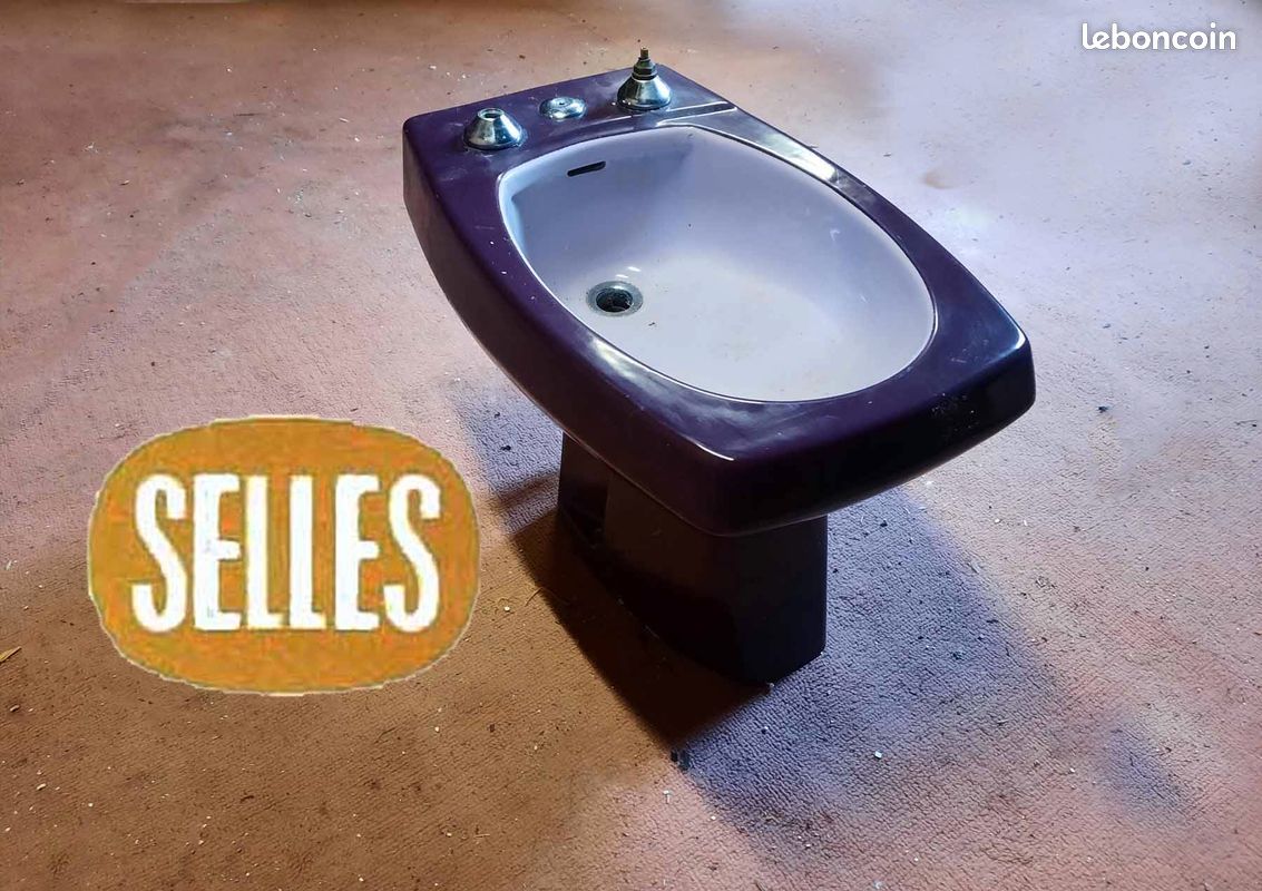 Lavabo SELLES modèle Chambord - style vintage années 70's (image 5)