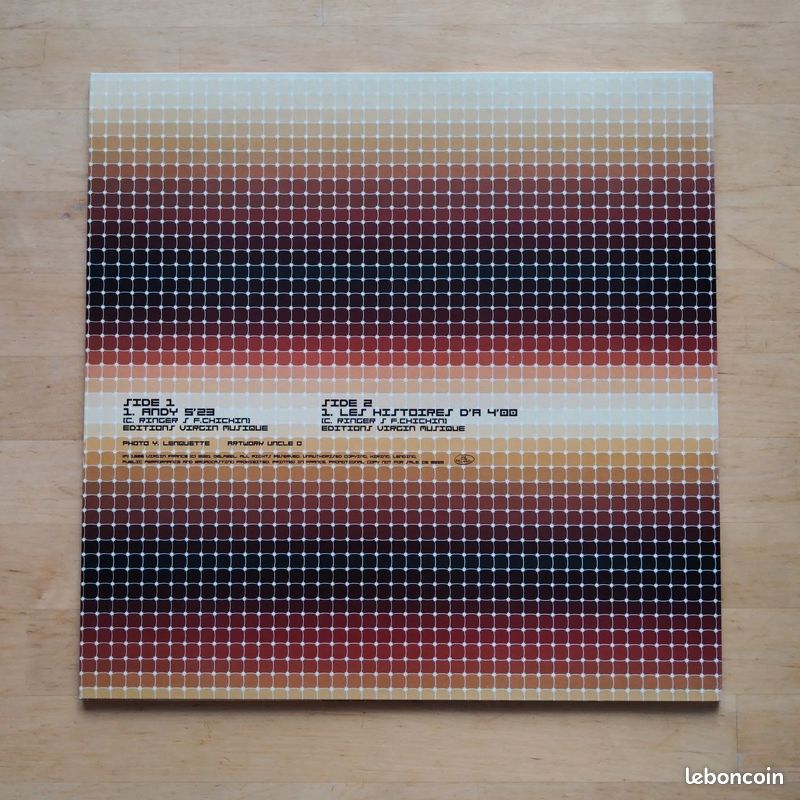 Les Rita Mitsouko "Andy / Les Histoires d'A" LP EP MAXI PROMO SINGLE 12 INCH 2001 (image 2)