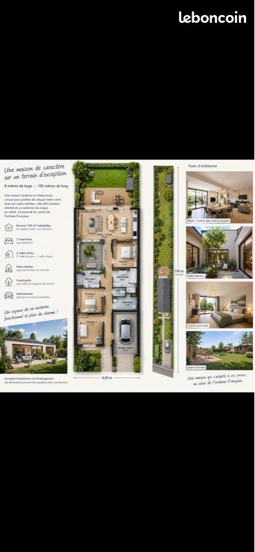 Terrain constructible sur Fontaine Française · à Fontaine-Française · 29 000 €