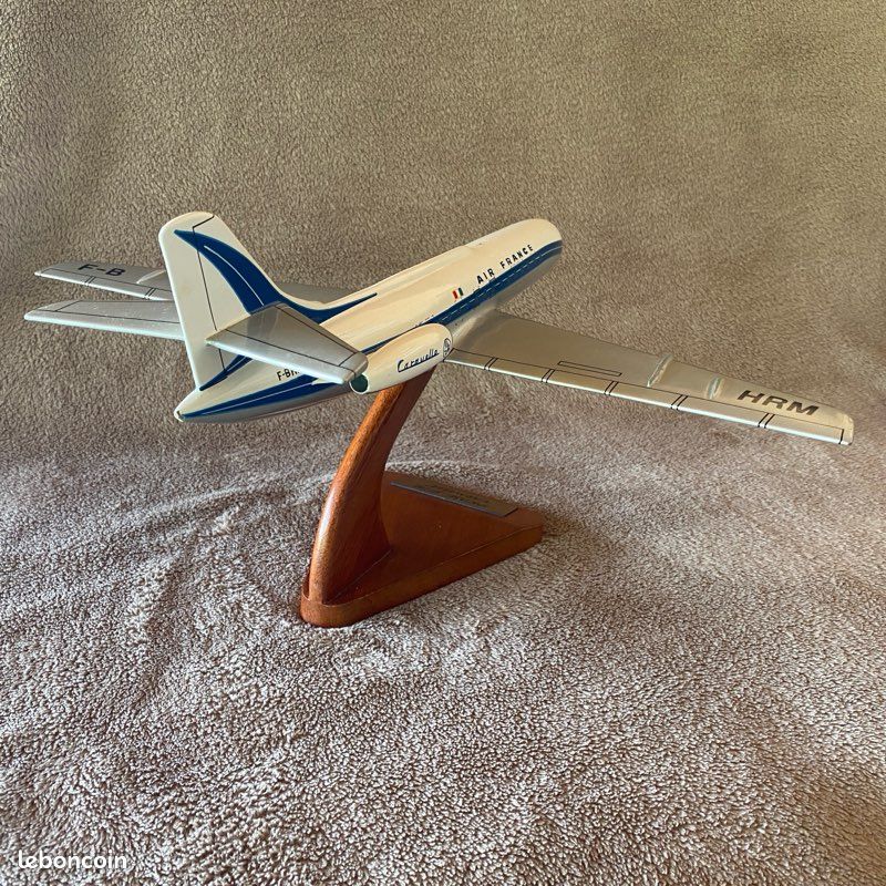 Avion Caravelle Air France 1/300 – Solido (état Correct, Voir Photos)