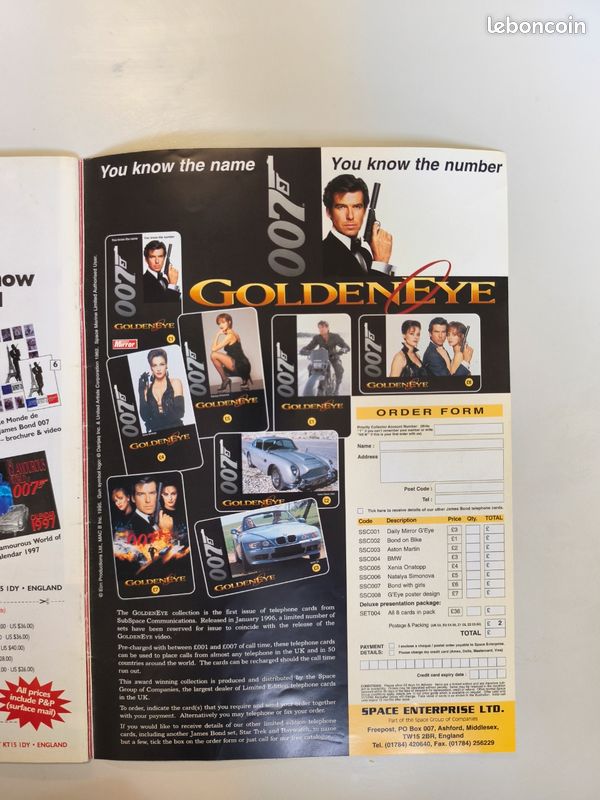 Livre Japonais Les Archives 007 : Le Monde De 007 - Édition 1996 - 198 Pages - Occasion En Bon état