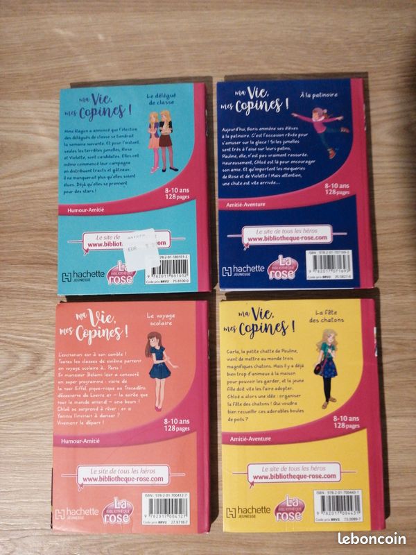 Lot de 4 livres La Bibliothèque Rose Ma Vie, Mes Copines (image 2)