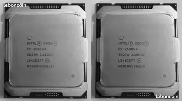 Intel E5-2698 V4 Procesador Intel Xeon E5-2698 V4 - 20 Núcleos 2.2GHz Servidor | CPU LGA2011-3 50MB Caché Procesador Lga2011-3