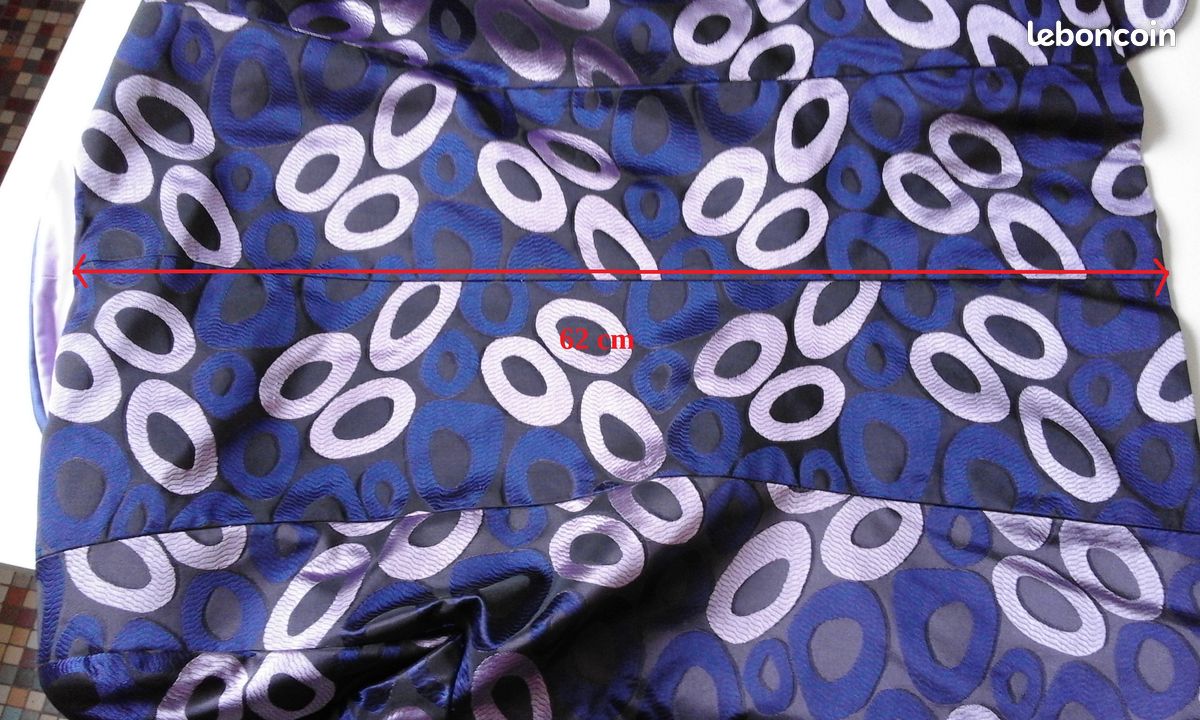 VESTE de cérémonie femme T 52 / 54 marine et parme - TBE (image 9)