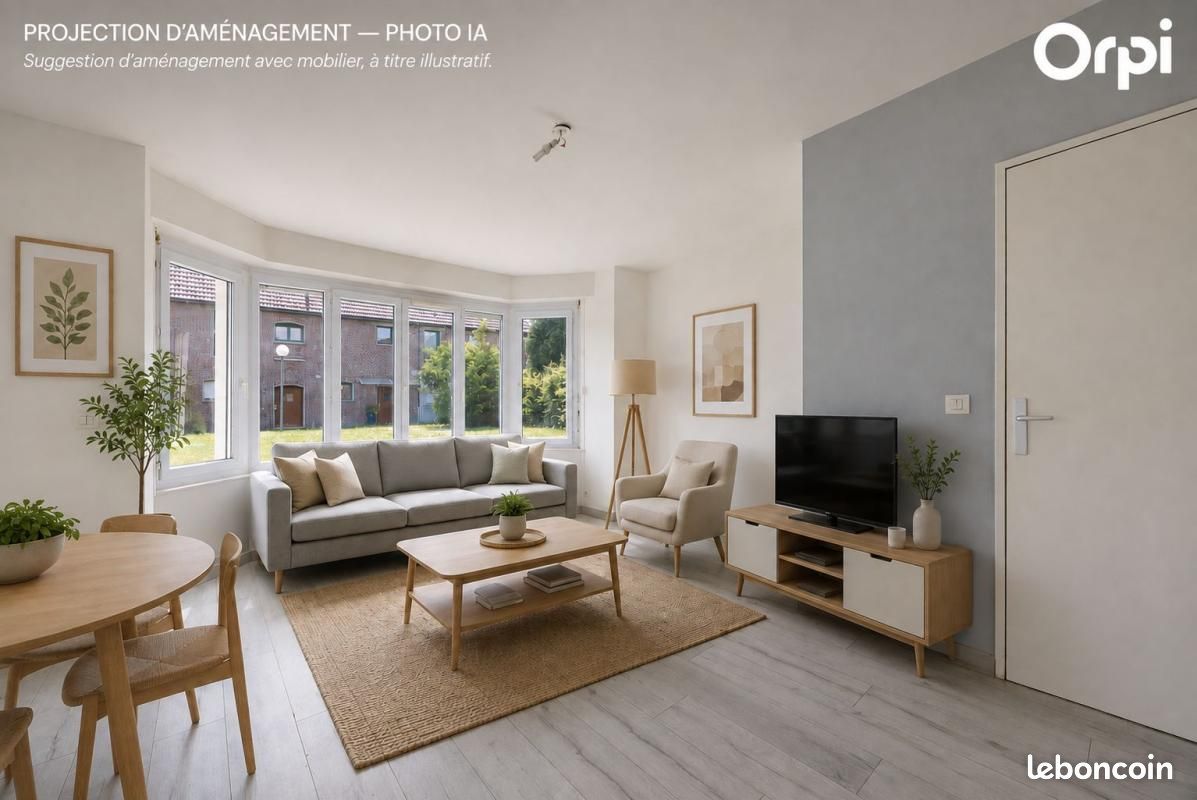 Appartement 3 pièces 75 m² · à Courrières · 75 m² · 125 000 €