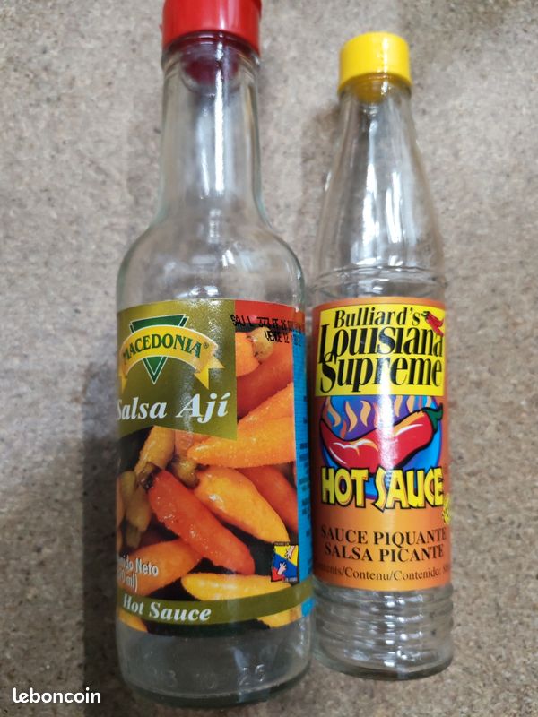 Lot collection de bouteilles sauces épicées divers pays (image 2)