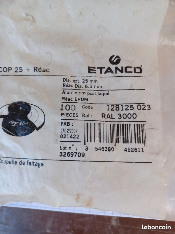 Coupelle cop 25 + réac ral 3000 (image 5)
