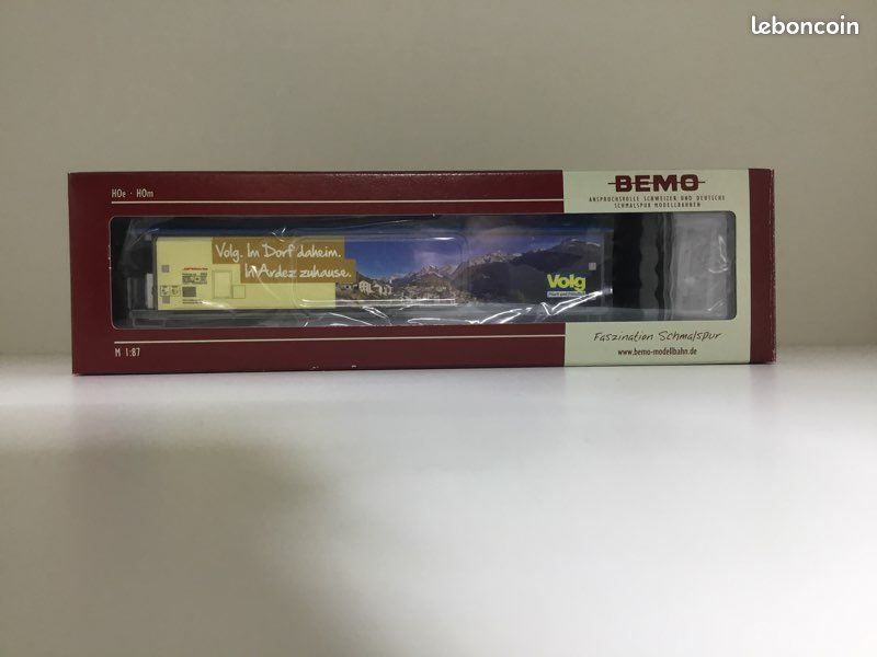 Wagon Bemo RhB H0m "Ardez" Réf 2288 163 - Occasion Pour Train Miniature