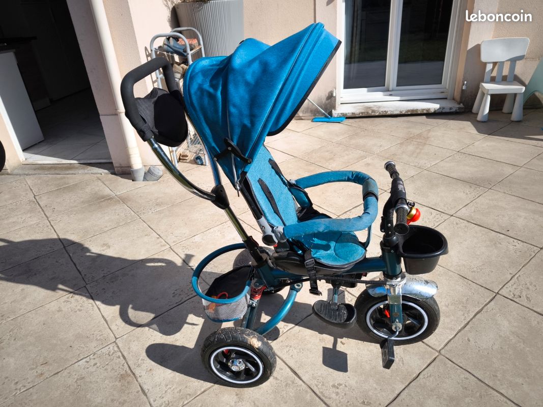 Vélo évolutif Poussette VÃ©lo Pliable Poussette Tricycle Bebe