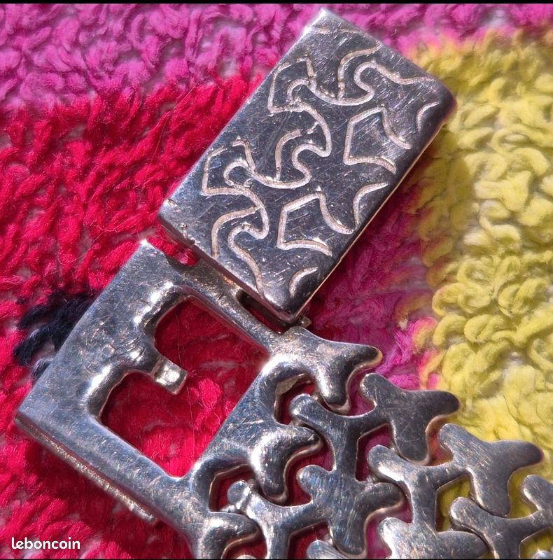 Bracelet En Argent 925 Agatha - Modèle Élégant - Occasion Bon État