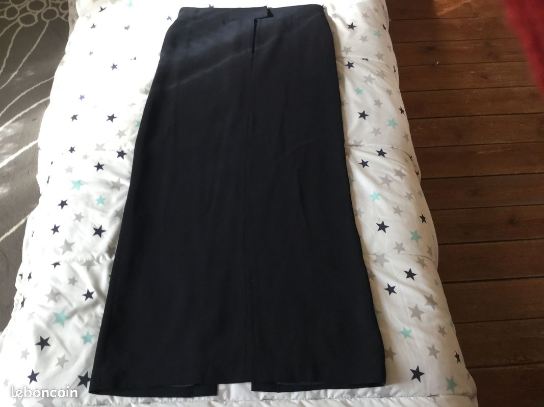Jupe longue noire TBE taille 12 CONNECTION (image 1)