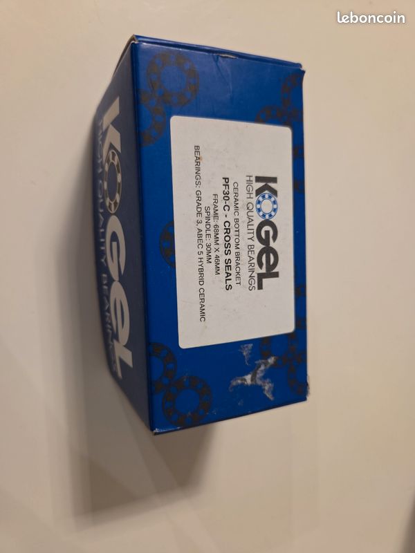 Roulements Céramique Kogel PF30 Pour Boîtier De Pédalier - 68/73mm, Compatible SRAM GXP 24/22mm