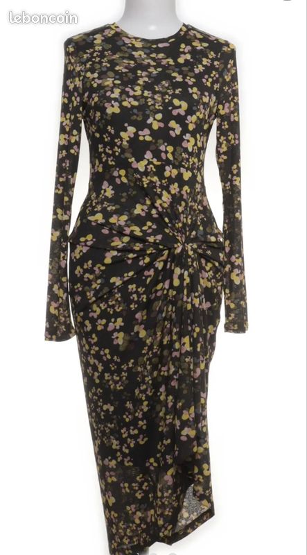 Robe Noire Sans Manches LMV (La Mode Est à Vous) - Taille 36/38 - Modèle HOKKAIDO - Neuf Sans étiquettes - Polyester - Promo