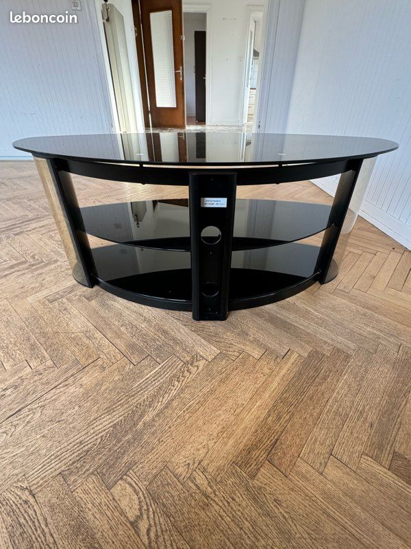 Meuble TV en verre trempé (image 2)