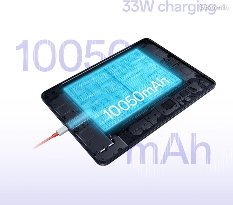 Tablette OnePlus Pad Go2 12,1 Pouces Stockage 256 Go RAM 8 Go, 5G & Wi-Fi Batterie 10050 mAh format 7:5 (image 2)