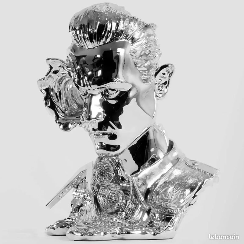 PureArts T-1000 Art Mask 1/1 – Terminator 2 – Édition Limitée Chrome Edition (image 2)