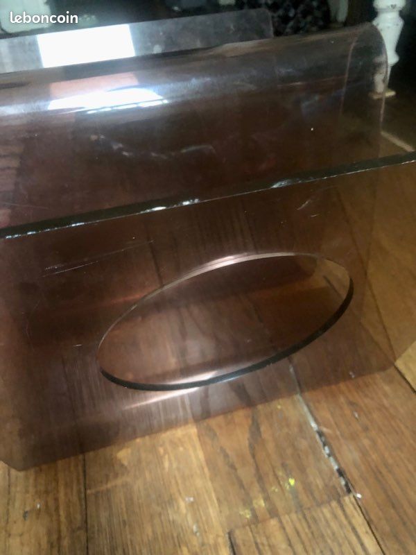 Porte revue plexi fumé vintage (image 3)