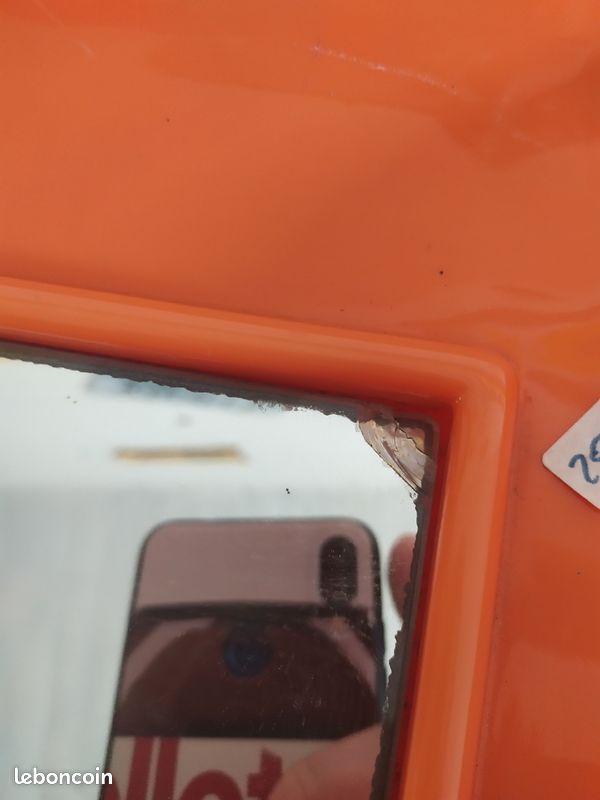 Miroir vintage orange (image 3)