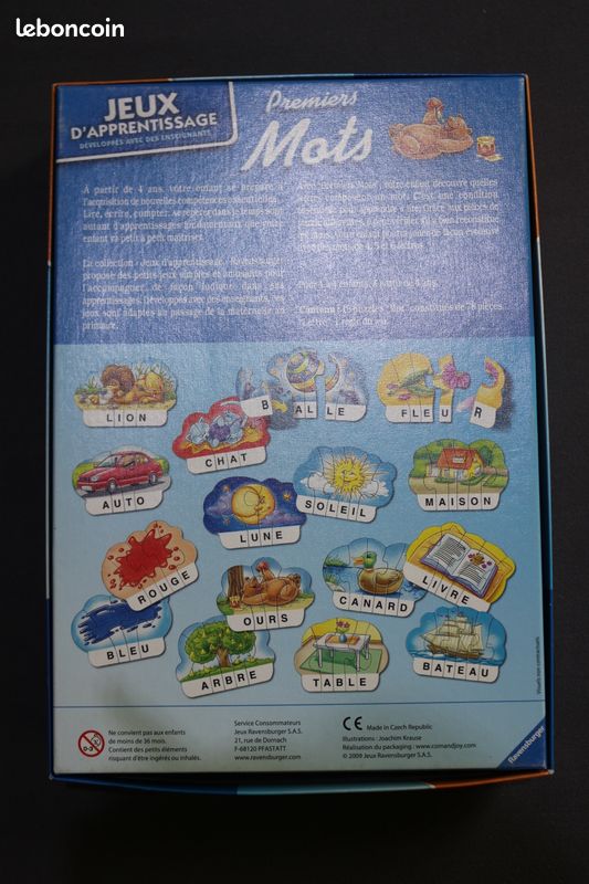 Premiers Mots Ravensburger jeux d'apprentissage puzzle écriture (image 2)