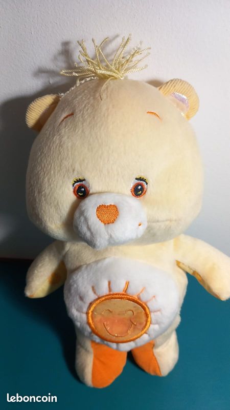 Peluche Bisounours jaune Toutaquin 30cm (image 1)