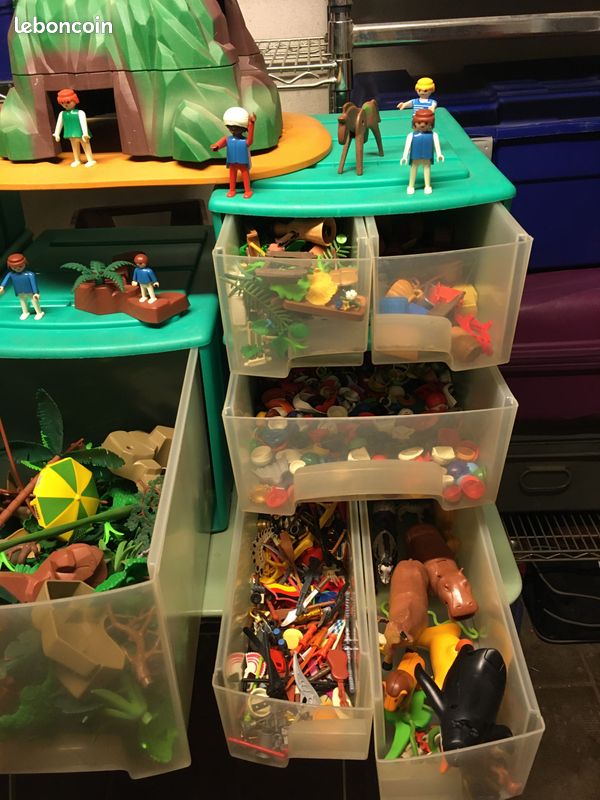 Bacs de rangement avec playmobil (image 2)